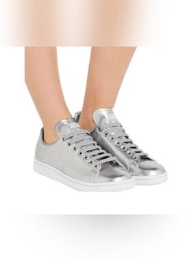 Adidas Raf Simons Stan Smith Metallic Leather Sneakers Size 8.5